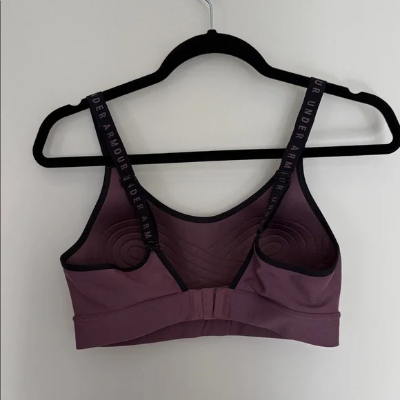 Under Armour Women's Mauve Sports Bra - Picture 3 of 4